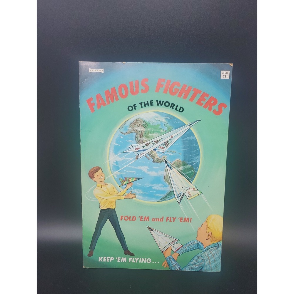 Famous Fighters of the World 1967 ArtCraft‎ Kids Paper Airplanes